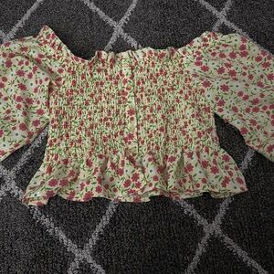 Floral Off-Shoulder Top